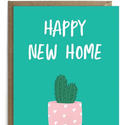 Cactus Happy New Home Card | Housewarming Card | New House