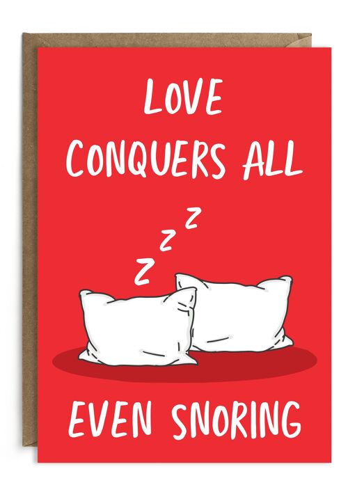 Love Conquers All Love Card | Funny Anniversary Card