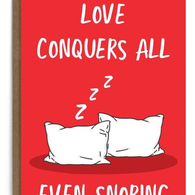 Love Conquers All Love Card | Funny Anniversary Card