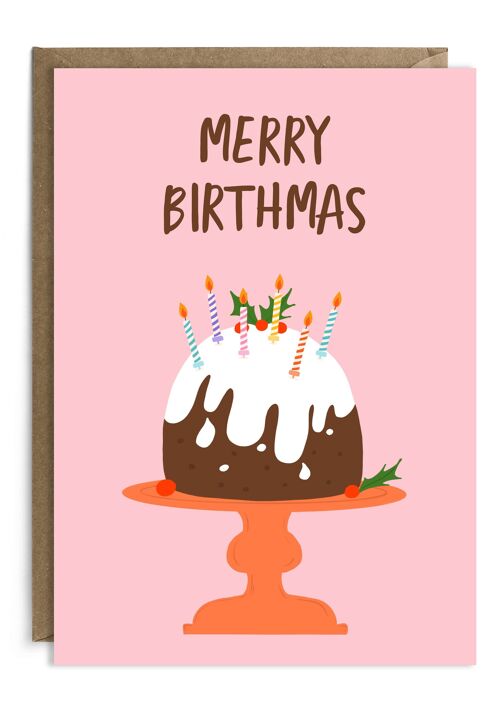 Merry Birthmas | Christmas Birthday Card | Christmas Card