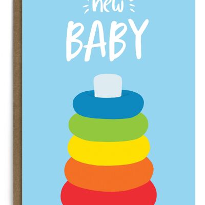 New Baby Stacking Toy - Blue