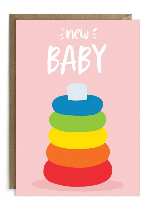 New Baby Stacking Toy - Pink