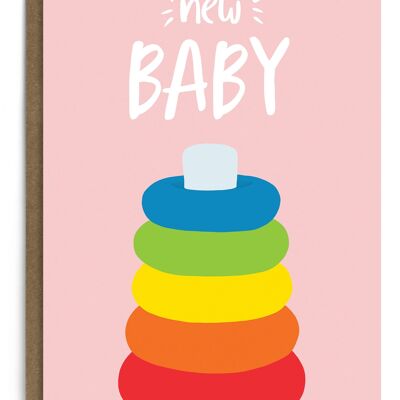 New Baby Stacking Toy - Pink
