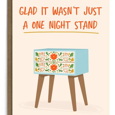 One Night Stand | Funny Valentine’s Card | Anniversary Card