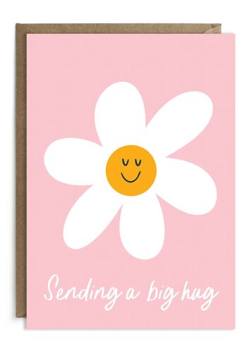 Envoi d'une carte Big Hug Daisy | Carte de pensée florale à vous 1