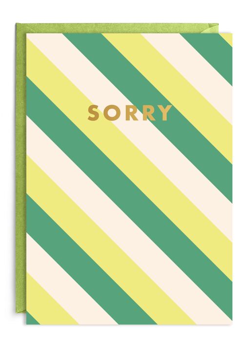 Sorry | Gold Foil | Apology Card