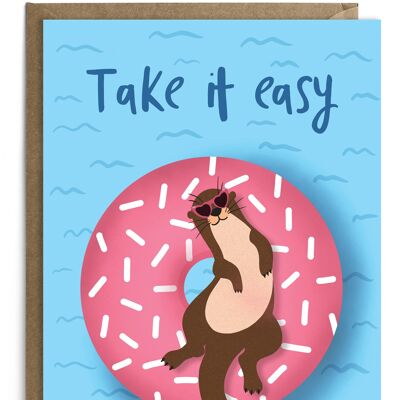 Take It Easy | Retirement Card | Get Well Soon Card | Relax