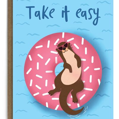 Take It Easy | Retirement Card | Get Well Soon Card | Relax
