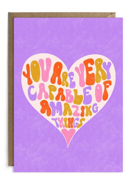 You Are Very Capable Of Amazing Things - Lilac