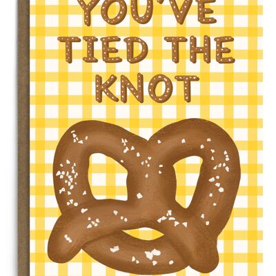 You’ve Tied The Knot | Funny Wedding Card | Pun Wedding Card