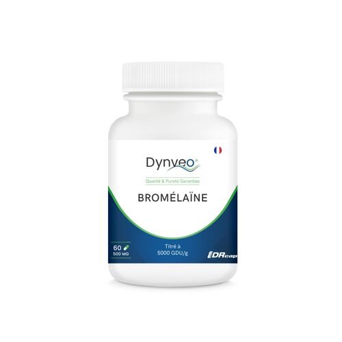 BROMELAINE pure - 5 000 GDU minimum - 500mg / 60 gélules DRcaps™ (offre promo)