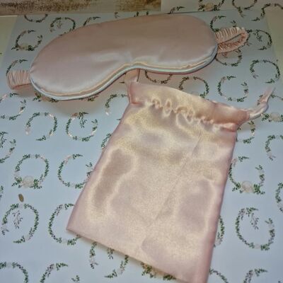 Eye Mask in Pouch Blush