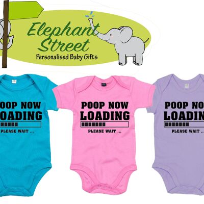 Poop Now Loading.... Baby Vest