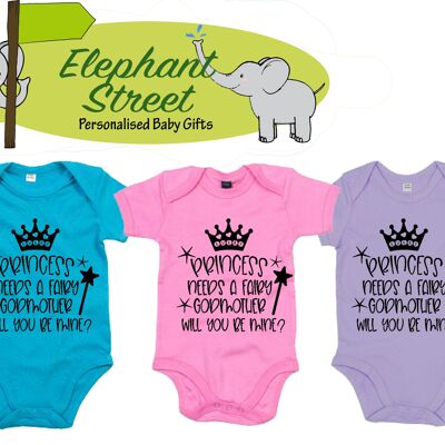 Princesses Need A Fairy Godmother... Baby Vest