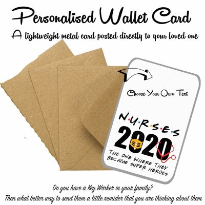 Nurse Print wallet Card