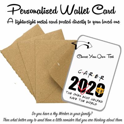 Carer Print wallet Card