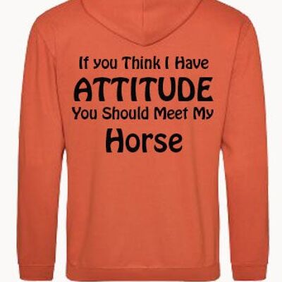 If you think i have attitude.... Slogan hoodie