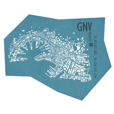 Genua | H 75 - B 91 cm | Limitierte Auflage, beschränkte Auflage