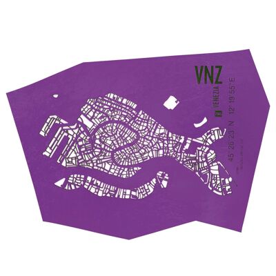 Venice  | H 42 - W 57  | Limited Edition - Violet