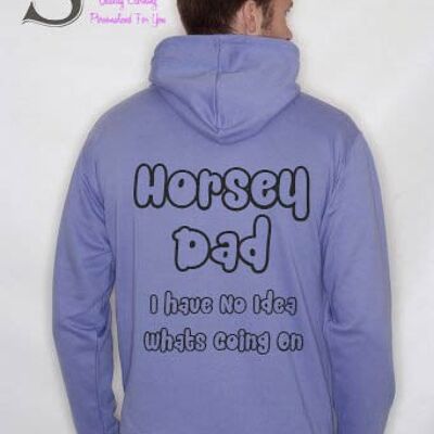 Horsey Dad... I have no idea whats going on . slogan hoodie