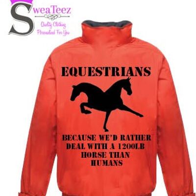 Equestrians .... Adults Blouson Coat Black