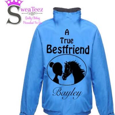 A True best friend .... Adults Blouson Coat Black