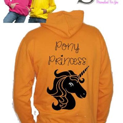 Kids Pony Princess Hoodie