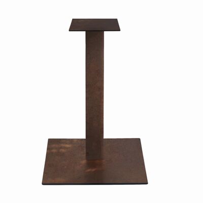 Base carrée pour table SPARGI effet bronze 72 cm
