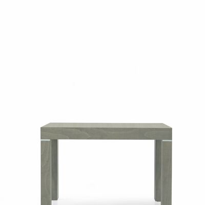 Consola extensible SORRENTO gris tórtola 110√ó50 cm - 110x300 cm