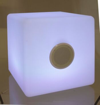 Lampe LED CUBO avec haut-parleur 40x40 cm 4