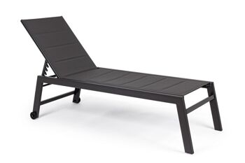 Transat inclinable HILDE anthracite 1