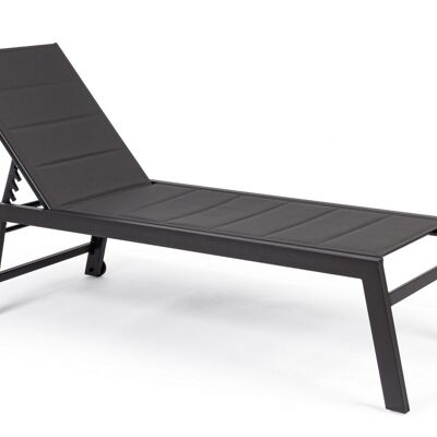 Transat inclinable HILDE anthracite