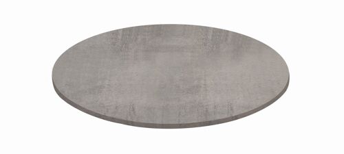Piano per tavolo SPARGI rotondo diametro 70 cm sp. 18 cm