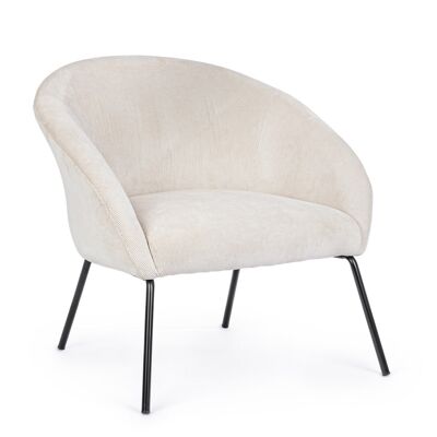 Fauteuil AIKO en velours