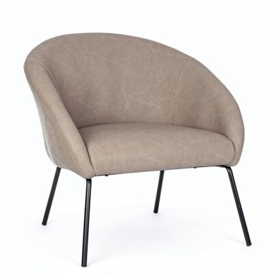AIKO armchair in eco-leather