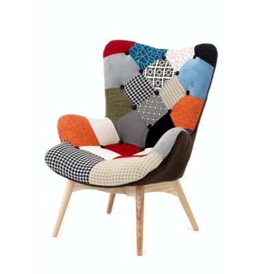 HAVANA armchair upholstered in fabric