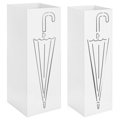 Set of 2 DRIZZLE umbrella stands with engraving