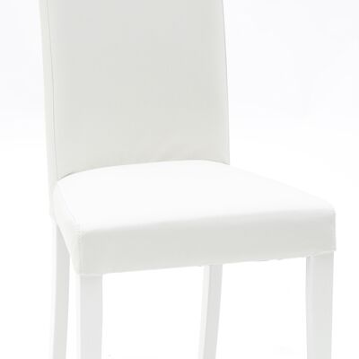 Set of 2 PALMARIA chairs in eco-leather