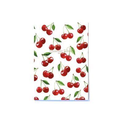 A6 Cherries Notebook