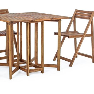 NOEMI Set aus Tisch und 4 Stühlen