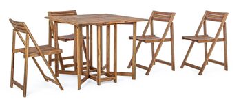 Ensemble table et 4 chaises NOEMI 1