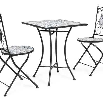 ERICE table and 2 folding chairs set