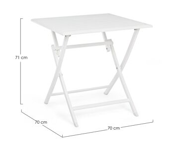 Table pliante ELIN 70x70 cm 2