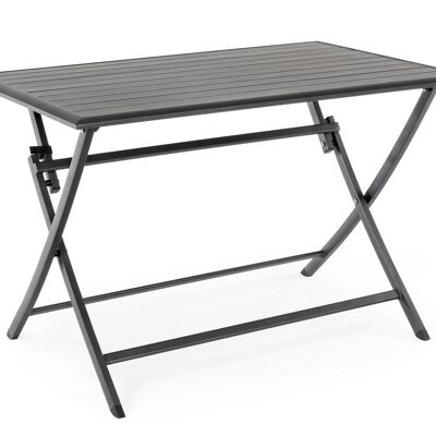 Table pliante ELIN anthracite 110x70 cm