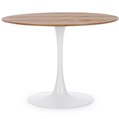 Table en chêne BLOOM diamètre 100x75 cm