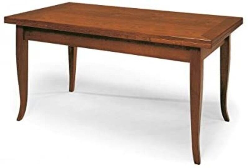 TABLE SANTO SPIRITO WALNUT extendable 80x80 - 150x80 CM