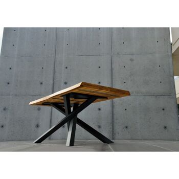 Table BOLGHERI en chêne massif noué ép. 6 160x90 cm (Céréales) 3