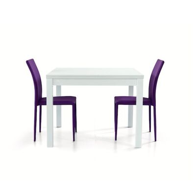 Table extensible POSITANO 90x90 cm - 180x90 cm