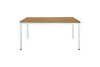 Table PORTOFINO en chêne et métal extensible 120x80 cm - 170x80 cm 2