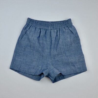 Shorts Denimblauw